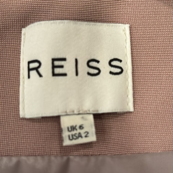 Reiss Women’s Tan Short Sleeve Dress Size 2 - Picture 4 of 4
